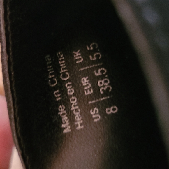 ALDO Carmelithe  Black Suede Cuffed Heeled Sandals sz 8 - Picture 8 of 8